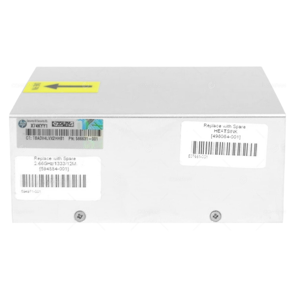 496064-001 HP HEATSINK FOR HP PROLIANT DL380 G6 G7 DL385 G6, HPE STORAGEWORKS